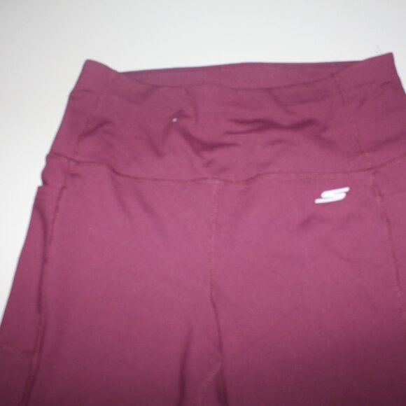 Maroon Skechers High Waist Leggings Size Medium - Picture 6 of 9